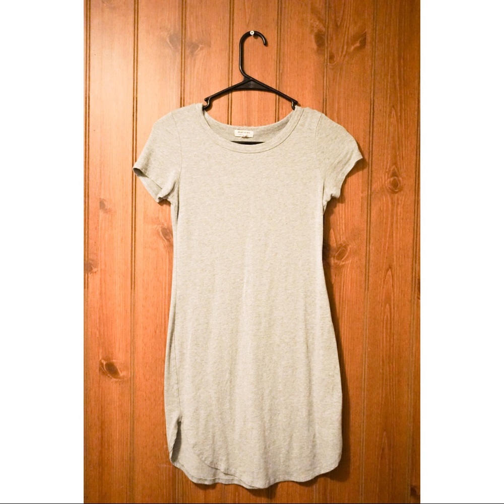 Gray casual dress
